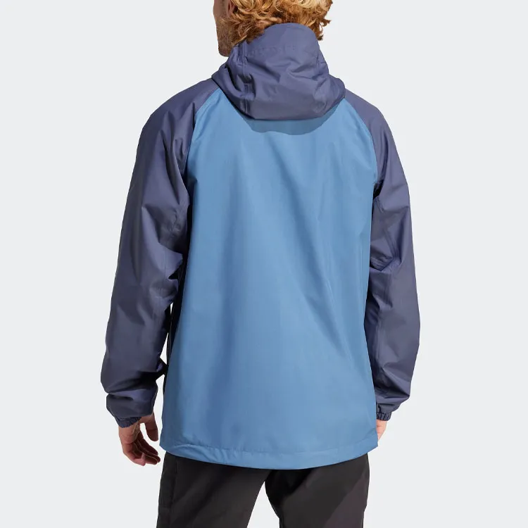 Adidas ULT Water Resistant Windproof And Rainproof Windbreaker Jacket Men's Wonder Asphalt Gray-3
