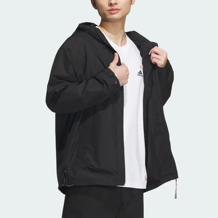 Adidas CITY ESCAPE City Escape Blocking Jacket Jackets Coats Men's Black-3