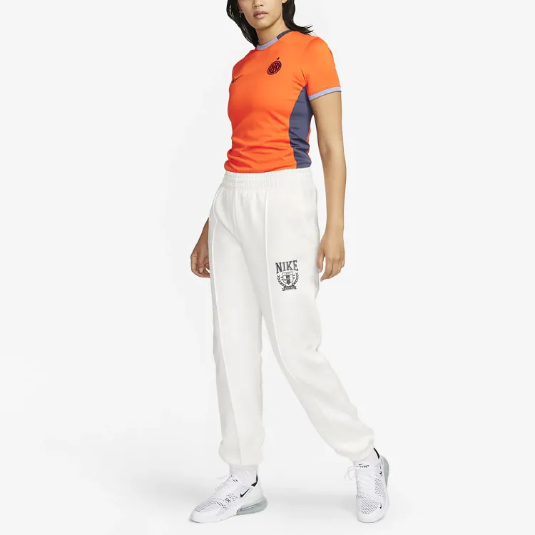 Nike Dri-FIT Soccer Jerseys 2023/24 Season International Beige Blue Women's Orange-2