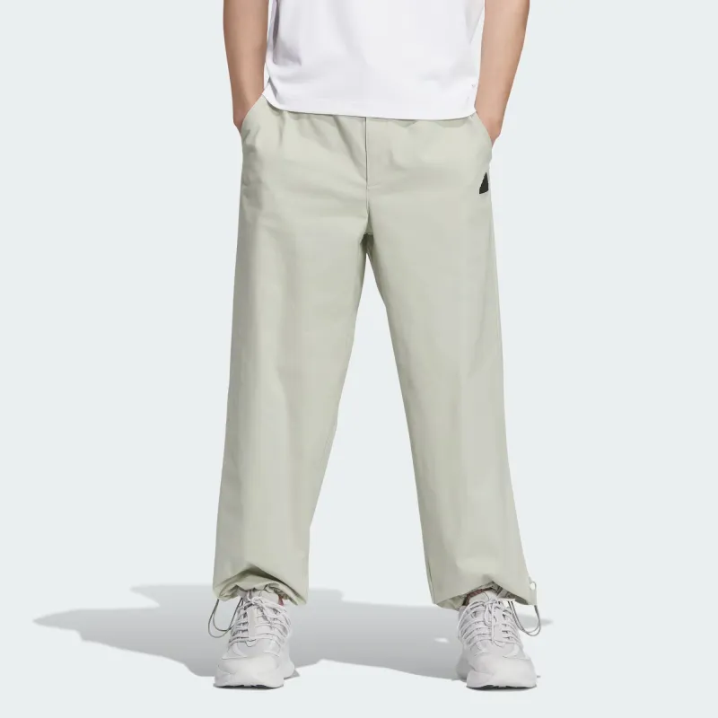 Adidas City Escape Woven Pants Knitted Sweatpants Men's Light Gray-1