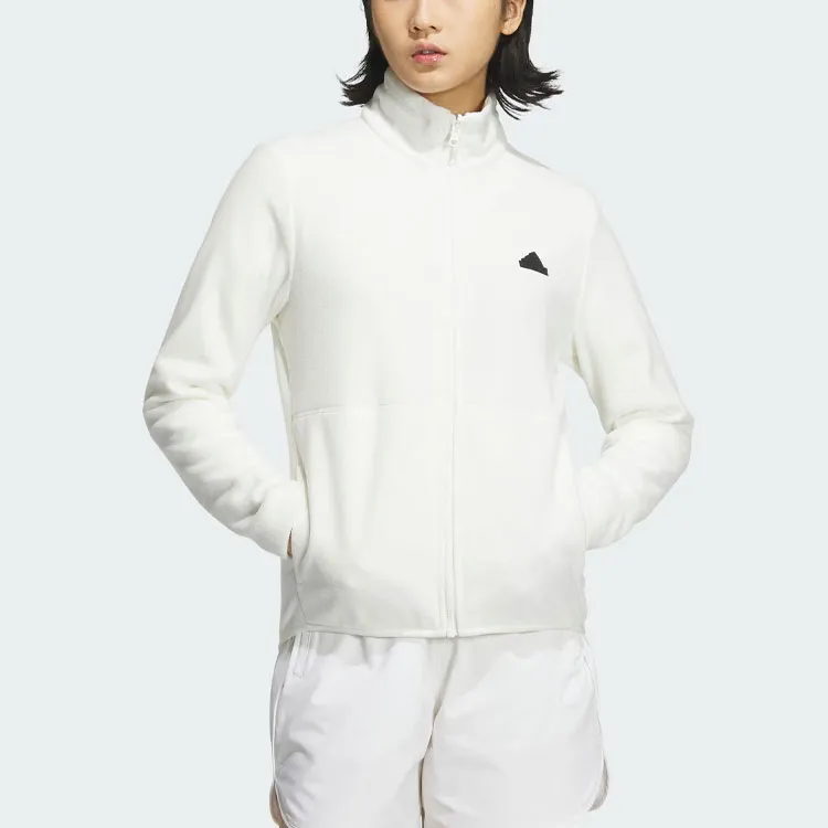 Adidas CITY ESCAPE 3 In 1 Fleece Jacket Jackets Coats Women's Jade White-5