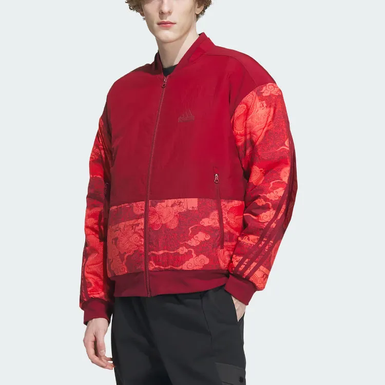 Adidas Future Style Padded Jacket Jackets Coats Unisex Burgundy-3