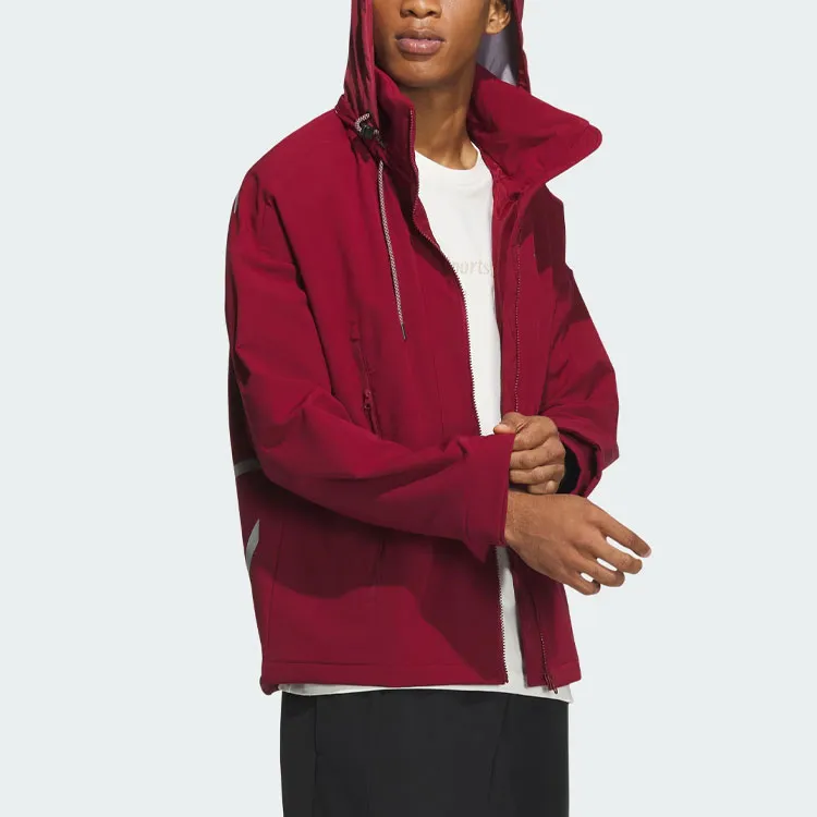 Adidas Future Style Jacket Jackets Coats Men's Burgundy-3