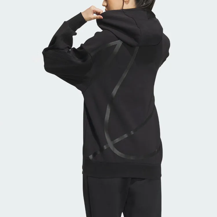 Adidas Future Style Hoodie Sweatshirt Unisex Black-7