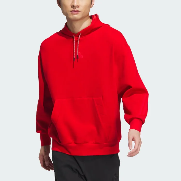 Adidas Future Style Hoodie Sweatshirt Unisex Light Scarlet-2