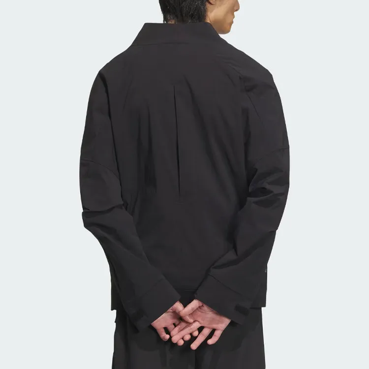 Adidas Sportswear Fleece Jacket Jackets Coats Men's Black-2