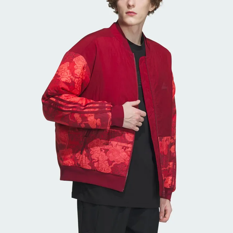 Adidas Future Style Padded Jacket Jackets Coats Unisex Burgundy-4