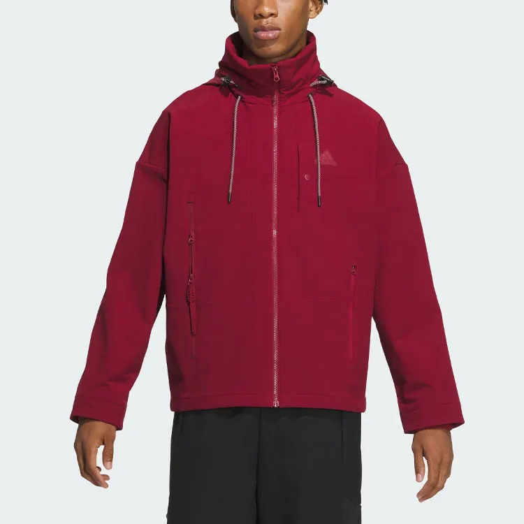 Adidas Future Style Jacket Jackets Coats Men's Burgundy-1