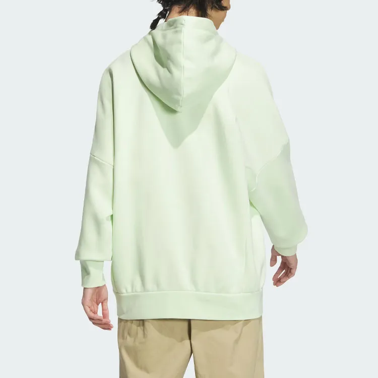 Adidas Sportswear Oversized Hoodie Sweatshirt Men's Lime Green-3