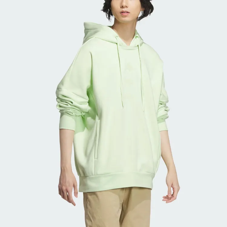 Adidas Sportswear Oversized Hoodie Sweatshirt Men's Lime Green-2