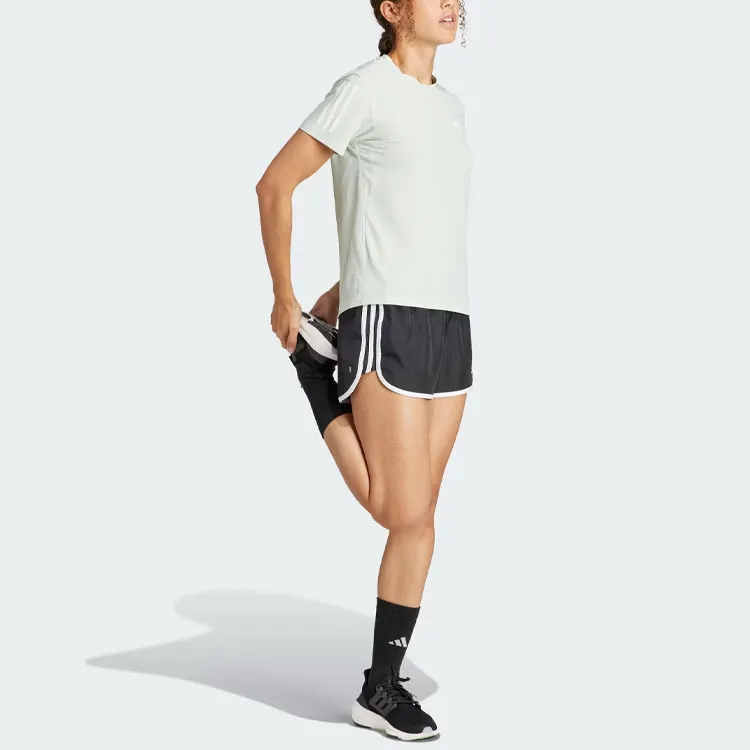 Adidas T Shirt Women's Light Green-3