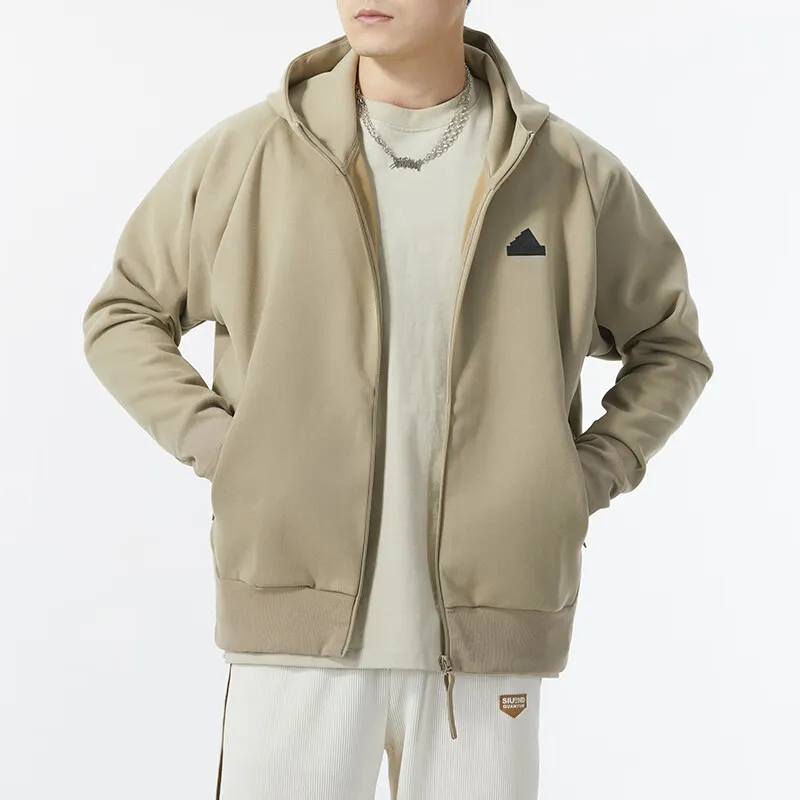 Adidas Z.N.E. Jackets Coats Men's Khaki-2