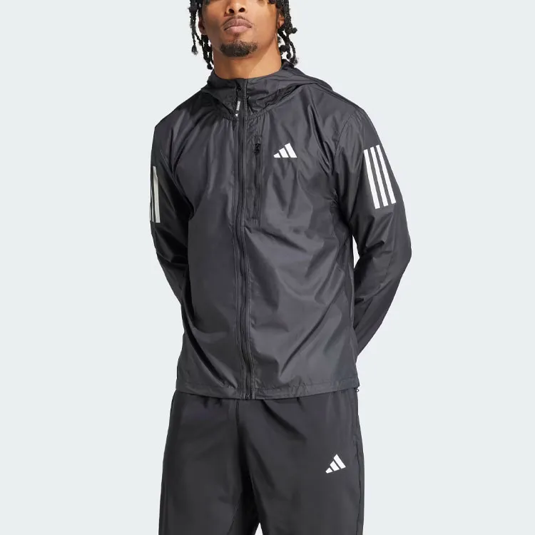 Adidas Free Shipping With AdiClub Own The Run Jacket-2