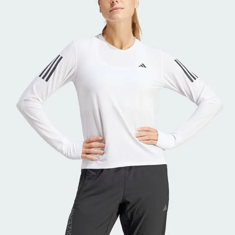 Adidas Free Shipping With AdiClub Own The Run Long Sleeve Tee-2