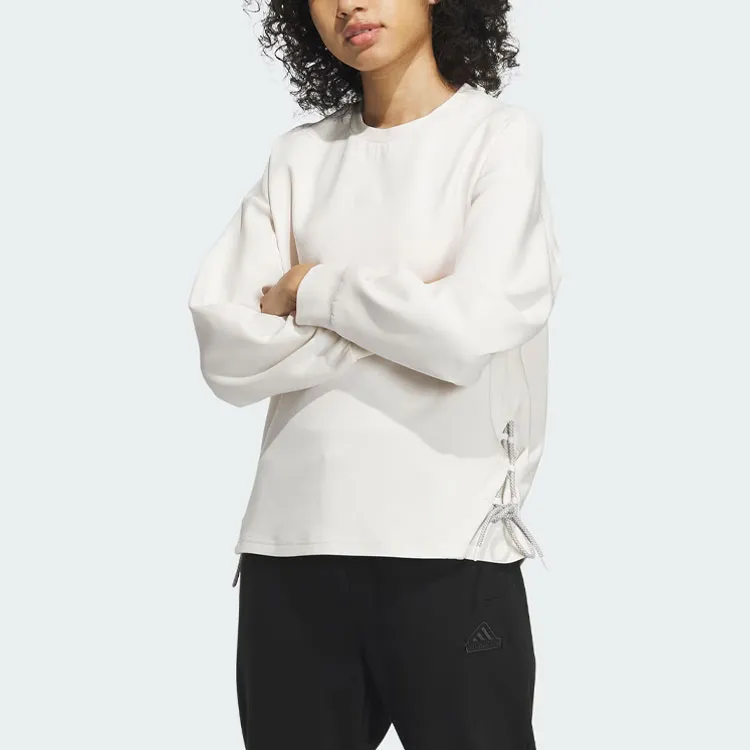 Adidas Future Style Crew Sweatshirt Sweatshirt Women's Pink White-1
