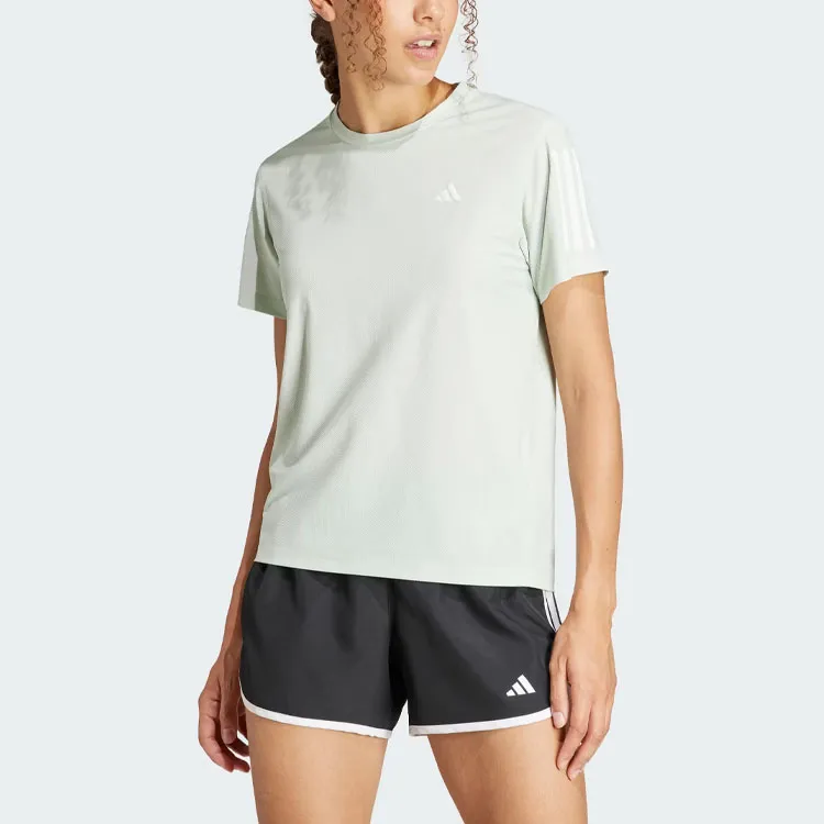 Adidas T Shirt Women's Light Green-1