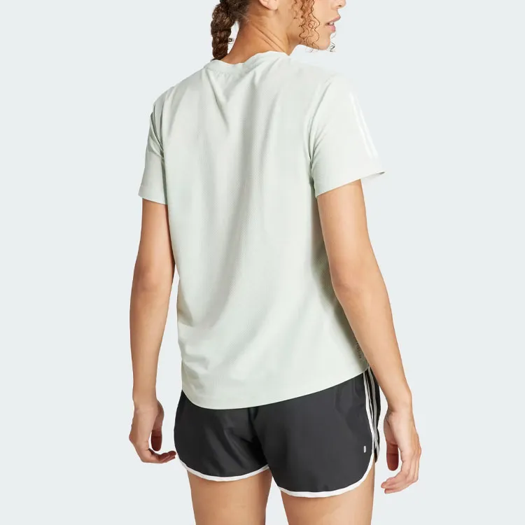 Adidas T Shirt Women's Light Green-2