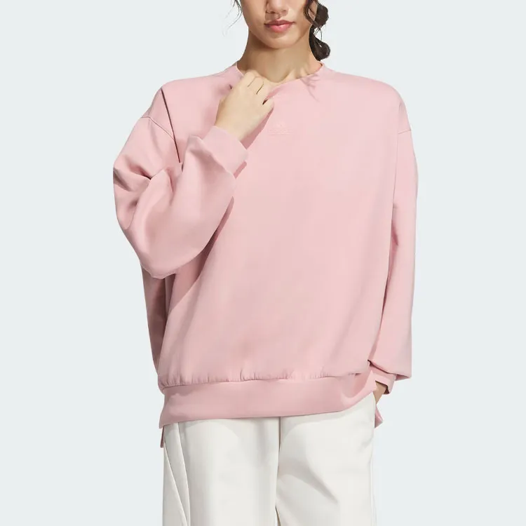 Adidas W Fustl Sweat Sweatshirt Women's Miracle Purple Pink-1
