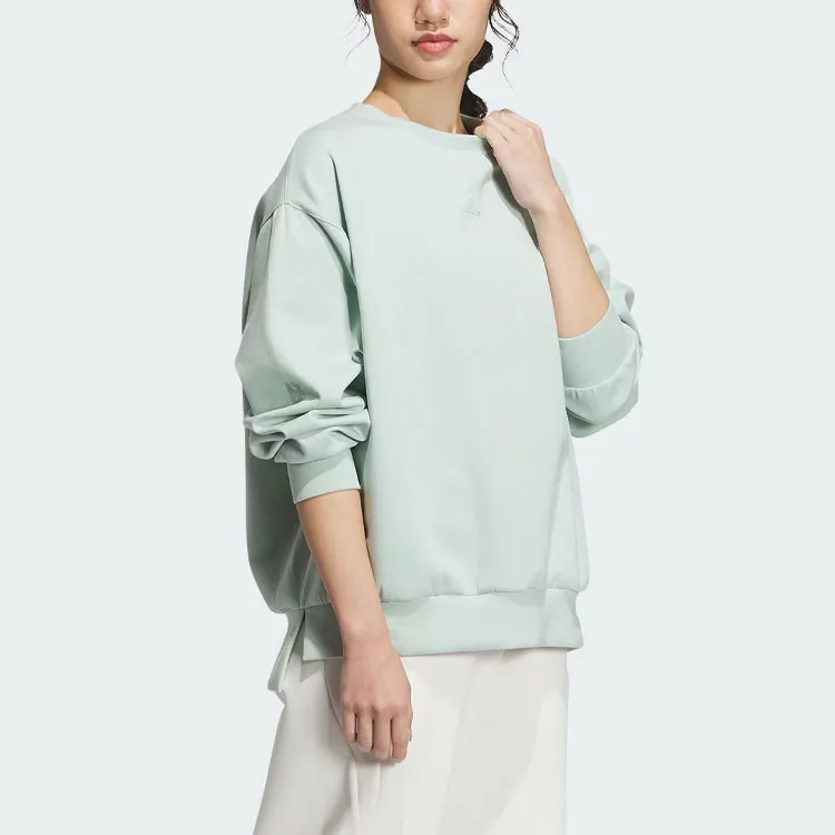 Adidas W Fustl Sweat Sweatshirt Women's Light Green-3