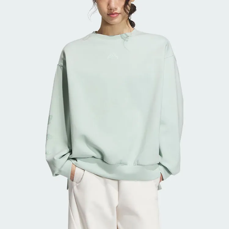 Adidas W Fustl Sweat Sweatshirt Women's Light Green-1