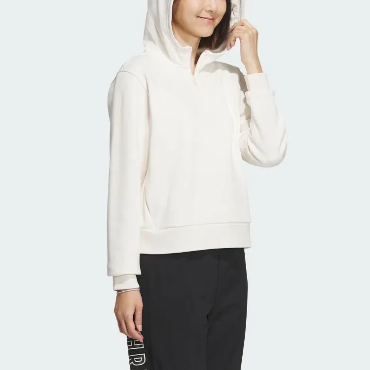 Adidas W Fustl Hoodie3 Sweatshirt Women's Pink White-3