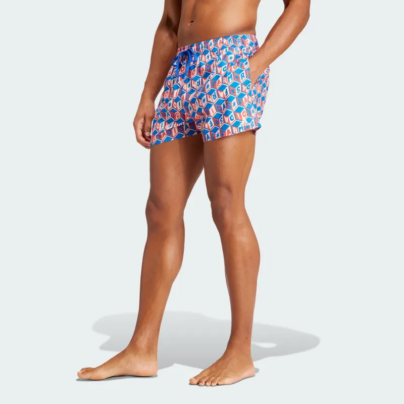 Adidas Farm Rio 3-Stripes Clx Swim Shorts Swimming Shorts Men's Multicolor-2