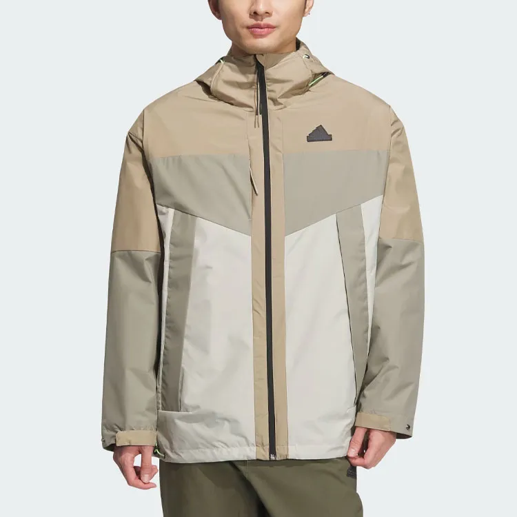 Adidas CITY ESCAPE City Escape Blocking Jacket Jackets Coats Men's Umber-1
