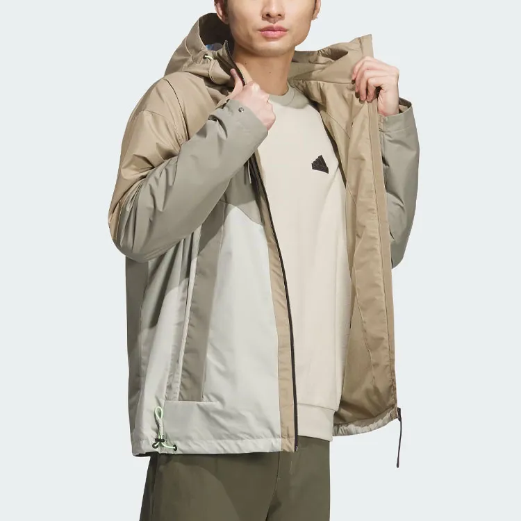 Adidas CITY ESCAPE City Escape Blocking Jacket Jackets Coats Men's Umber-3