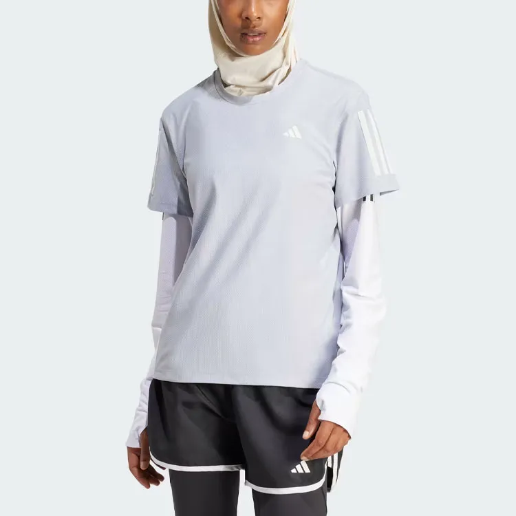 Adidas Free Shipping With AdiClub Own The Run Tee-1