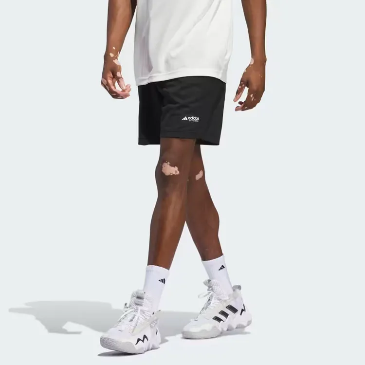 Adidas Legends Shorts Basketball Shorts Men's Black/White-3
