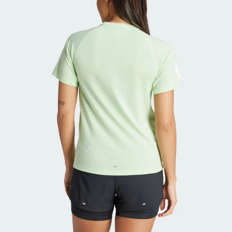 Adidas Free Shipping With AdiClub Own The Run 3 Stripes Tee-2