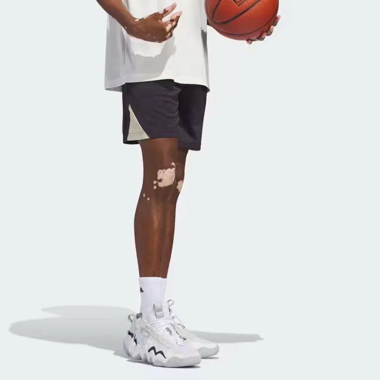Adidas Basketball Badge Of Sport Shorts Basketball Shorts Men's Black White-3