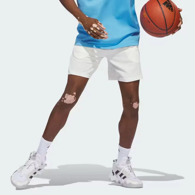 Adidas Basketball Badge Of Sport Shorts Basketball Shorts Men's Ecru/Track Gray-1