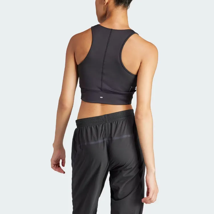 Adidas Own The Run 3-Stripes Tank Top Sport Vests Women's Black-2