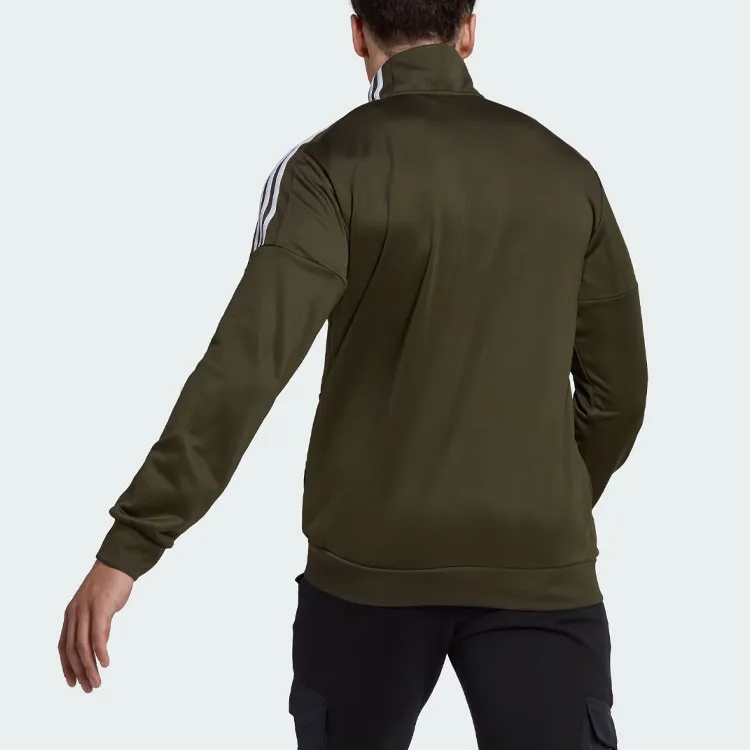 Adidas Football-Inspired Track Top Jackets Coats Men's Army Green-3