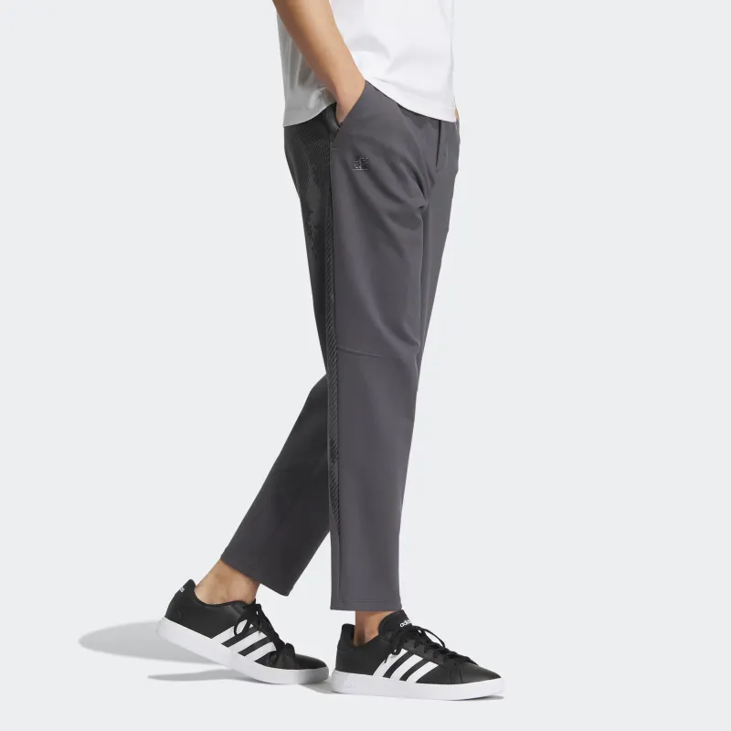 Adidas x QIBAISHI,LIANMINGKUAN SS24 Knitted Sweatpants Men's Dark Gray-3