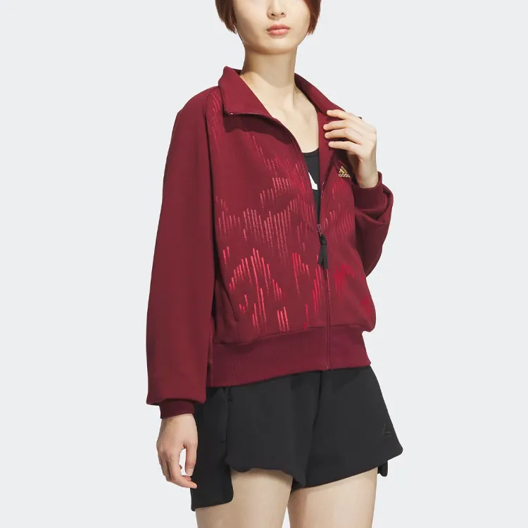Adidas x YISHUJUJIANG,LIANMINGKUAN Jacket Jackets & Coats Women's Dark Red-3