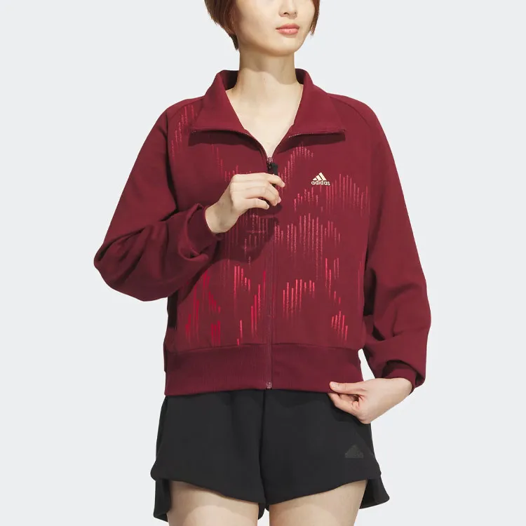 Adidas x YISHUJUJIANG,LIANMINGKUAN Jacket Jackets & Coats Women's Dark Red-1