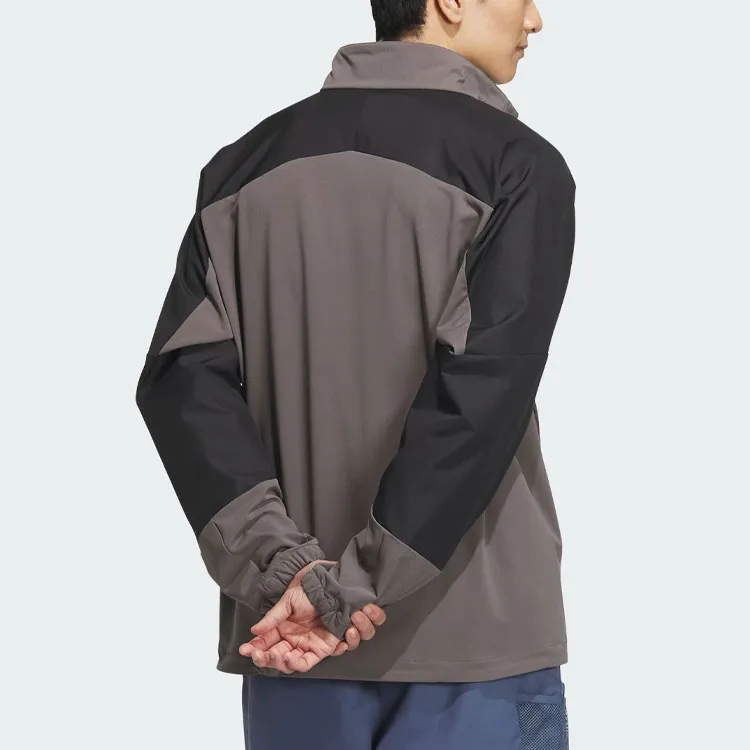 Adidas Wind.Rdy Softshell Non-Hooded Retro Jackets Coat Men's Charcoal Gray-2