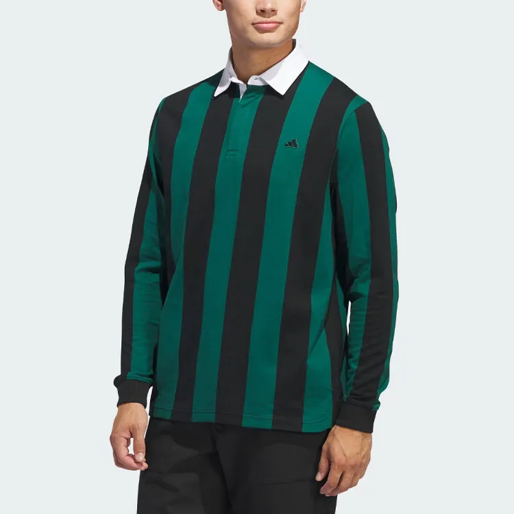 Adidas Free Shipping With AdiClub Go-To Long Sleeve Rugby Polo Shirt-1
