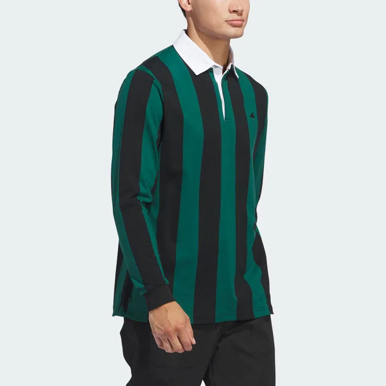 Adidas Free Shipping With AdiClub Go-To Long Sleeve Rugby Polo Shirt-3
