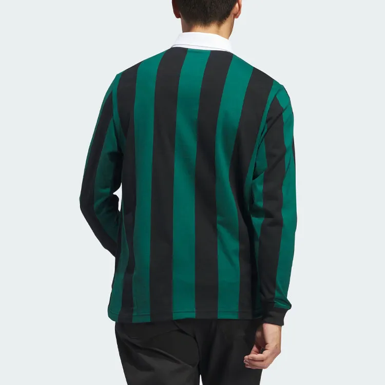 Adidas Free Shipping With AdiClub Go-To Long Sleeve Rugby Polo Shirt-2