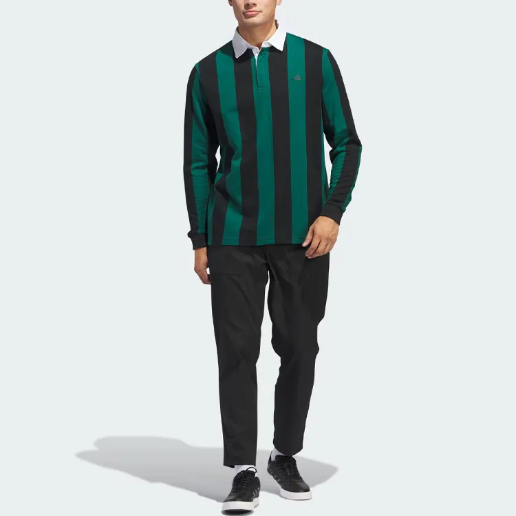 Adidas Free Shipping With AdiClub Go-To Long Sleeve Rugby Polo Shirt-4