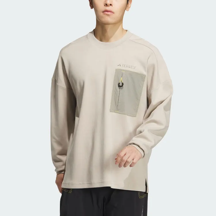 Adidas x NATIONAL GEOGRAPHIC Crew Sweatshirt Sweatshirt Men's Light Umber-1