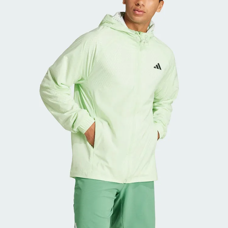 Adidas Pro Semi-Transparent Jacket Jackets Coats Men's Light Green-1