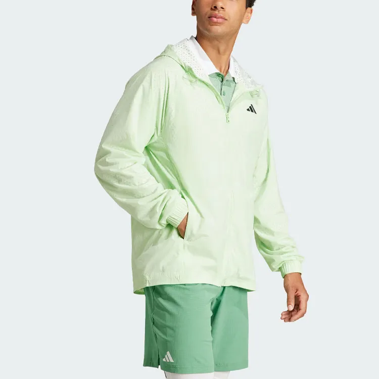 Adidas Pro Semi-Transparent Jacket Jackets Coats Men's Light Green-3