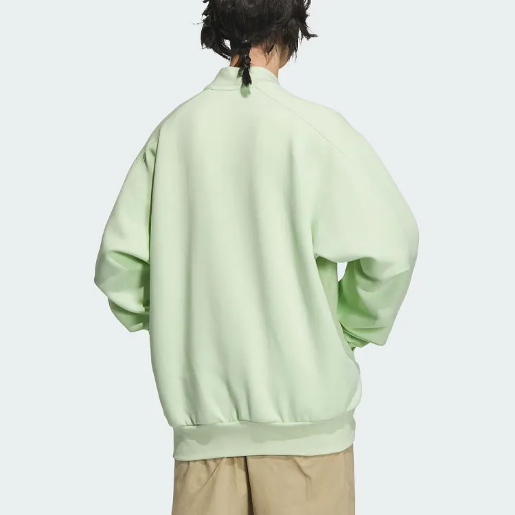 Adidas Spacer Bomber Jacket Jackets & Coats Men's Lime Green-2