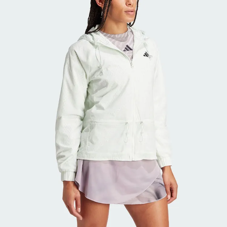 Adidas Tennis Pro Full-Zip Jacket Jackets Coats Women's Crystal Blue-3