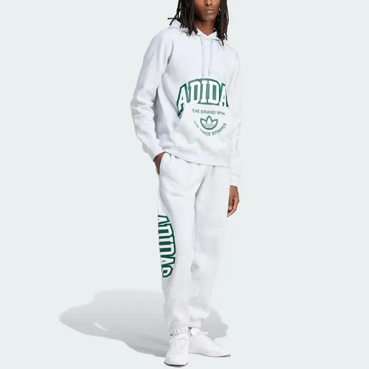 Adidas Originals Vrct Hoodie Sweatshirt Men's Light Gray-3