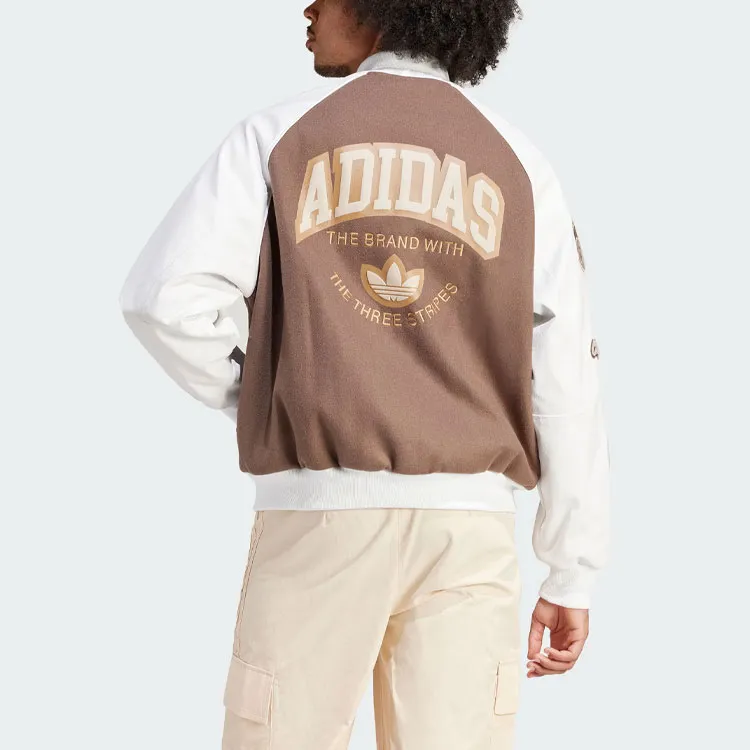 Adidas Originals Vrct Jacket Jackets Coats Men's Deep Earthy Brown-3